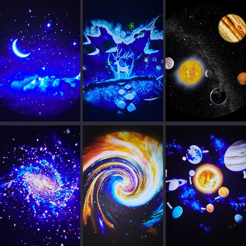Luminária de Estrelinhas e de Galáxias - 7 Modos em LED 360° - forhome4you